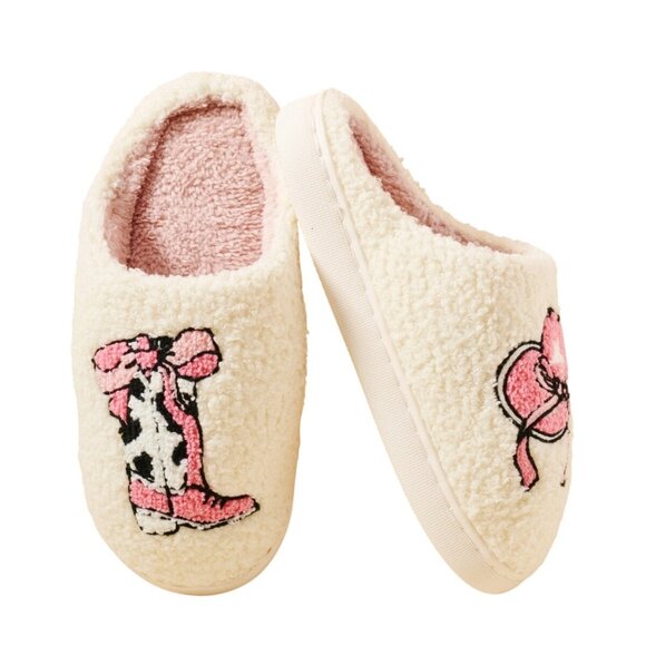 2/$30 NEW Cowboy Boot and Cowboy Hat Size 9-10 Slippers - Picture 9 of 12